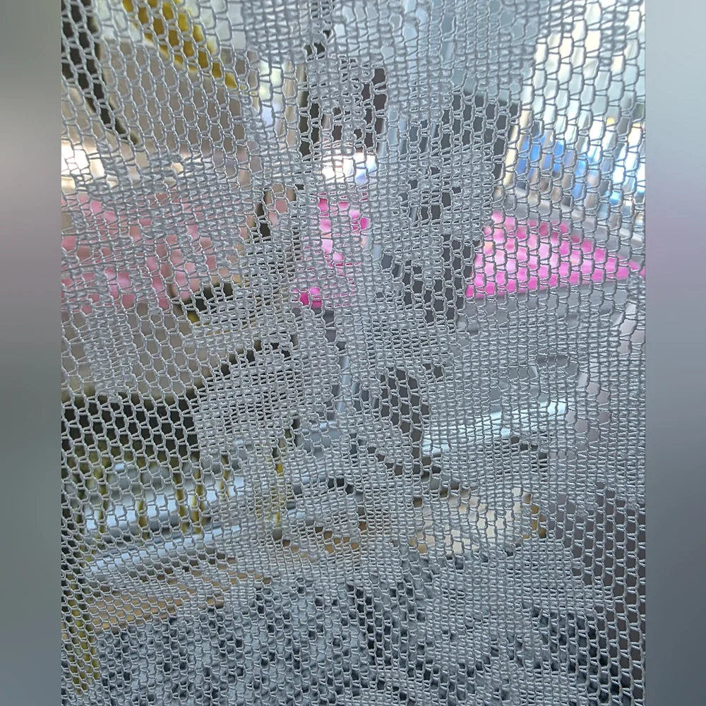 French Sheer Lace Vintage Window Scarf